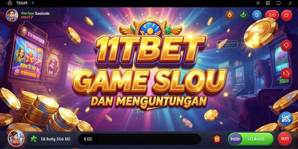 Tampilan gameplay seru dan menarik dari 11TBET dengan mesin slot beragam.
