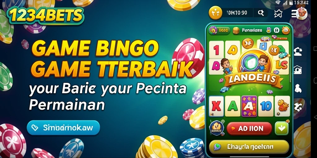 Tampilan utama gameplay Bingo di 1234BETS yang seru dan menarik.