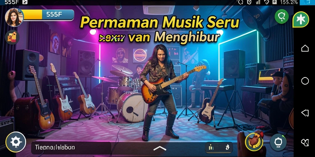 Tampilan gameplay <strong>555F</strong> yang menarik dan penuh warna.