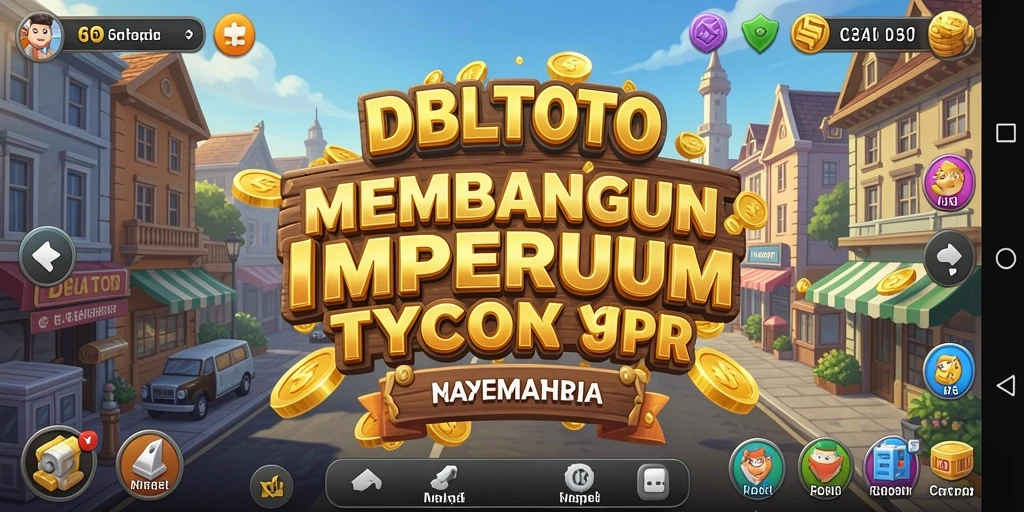 Tampilan gameplay menawan dalam DBLTOTO saat membangun kerajaan bisnis.