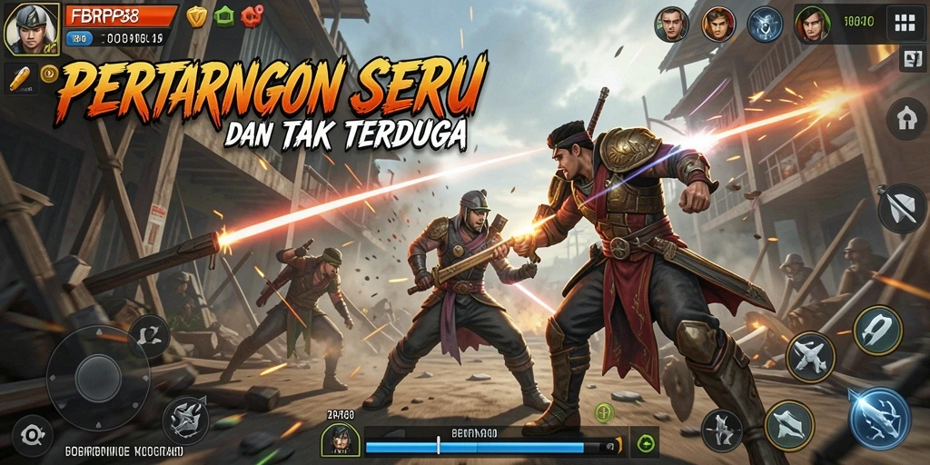 Tampilan gameplay seru dan dinamis di FBRP88 yang memukau.