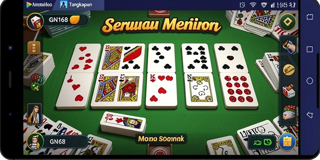 Tampilan menarik dari gameplay GN168 yang menampilkan suasana permainan Domino.