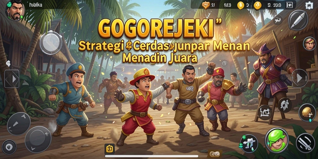 Screenshot gameplay GOGOREJEKI yang menunjukkan aksi mendebarkan.