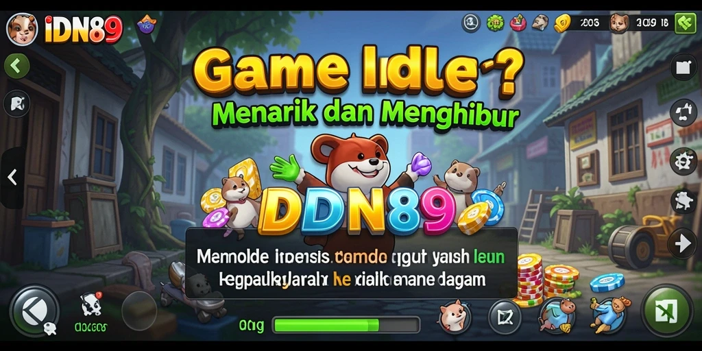 Tampilan gameplay menawan dari IDN89 yang menunjukkan kesenangan bermain Idle.