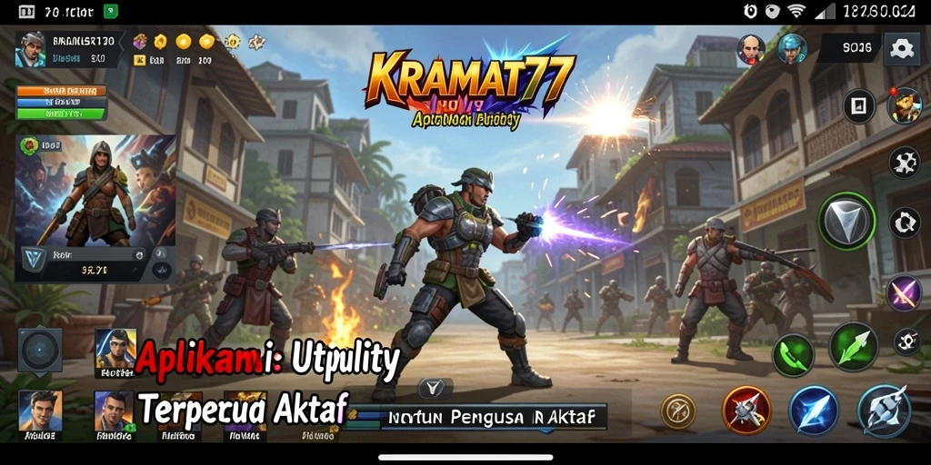 Tampilan antarmuka pengguna KRAMAT77 yang intuitif dan informatif.