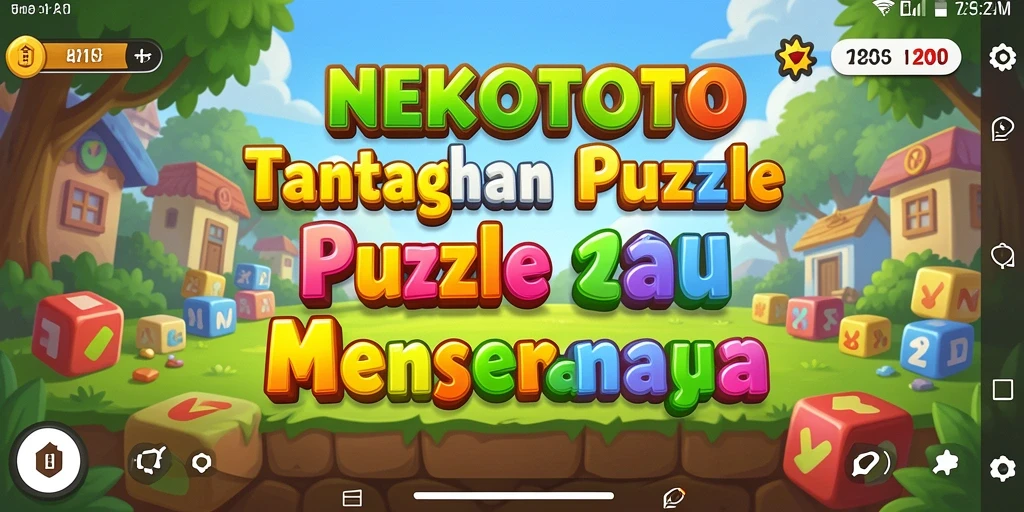 Tampilan gameplay NEKOTOTO yang menarik dan menantang.