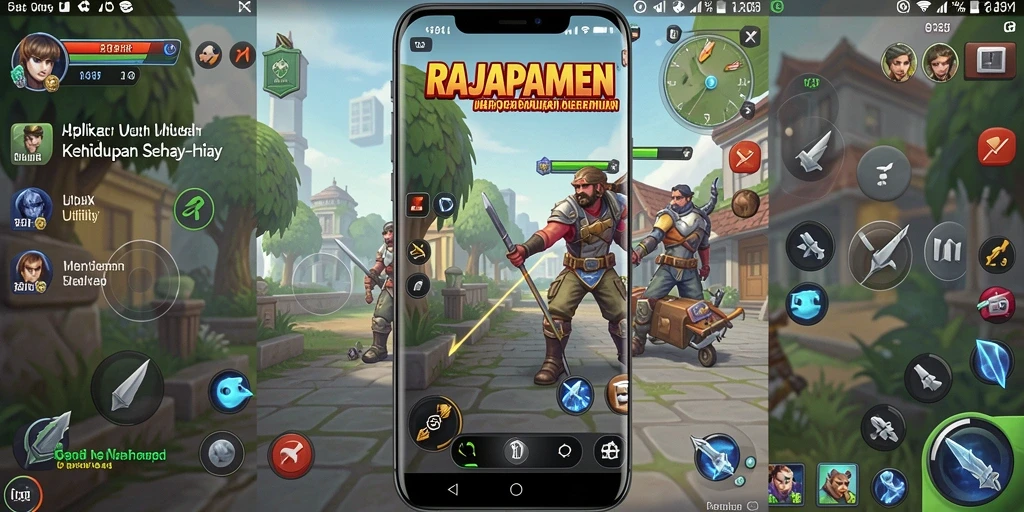 Screenshot utama RAJAPAMEN menampilkan tampilan lengkap antarmuka aplikasi Utility.