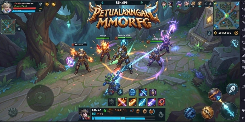 Tampilan gameplay RSNVIP8 yang menakjubkan dalam dunia MMORPG.
