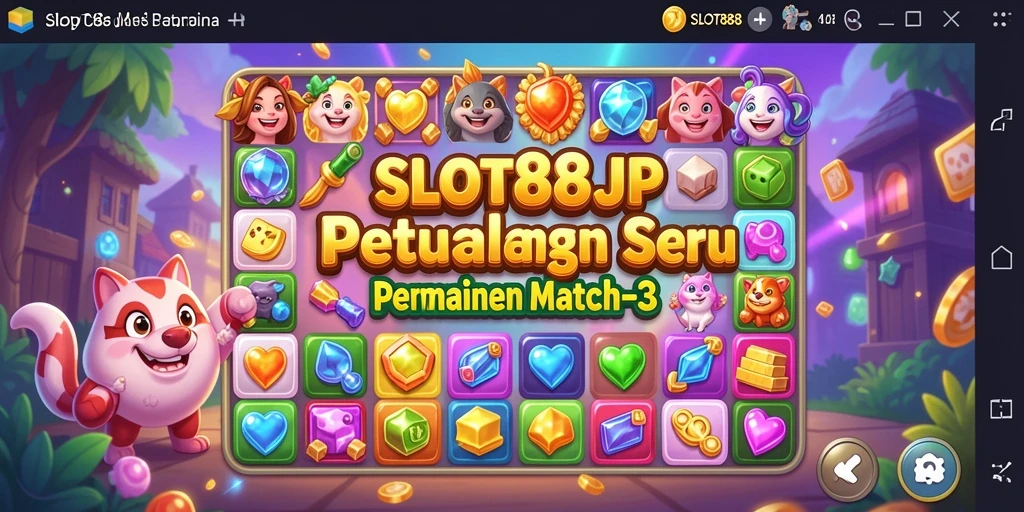 Tampilan gameplay SLOT88JP yang penuh warna dan menantang.