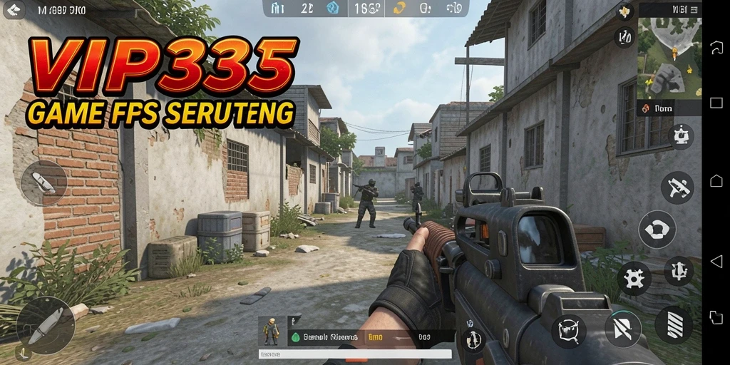 Gameplay VIP333 di peta dengan aksi menegangkan.