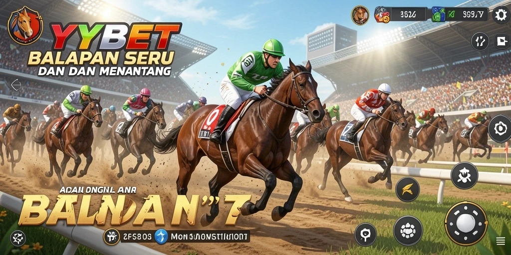Tampilan screenshot gameplay YYBET saat balapan di lintasan yang menantang.